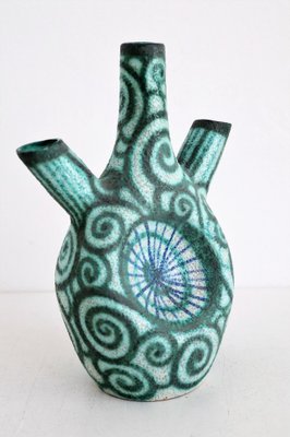 Italian Mid-Century Modern Pottery Vase by Giuseppe Barile Albisola, 1950s-VNE-1061408