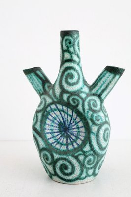 Italian Mid-Century Modern Pottery Vase by Giuseppe Barile Albisola, 1950s-VNE-1061408