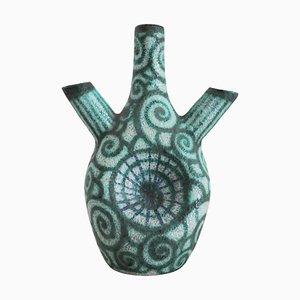 Italian Mid-Century Modern Pottery Vase by Giuseppe Barile Albisola, 1950s-VNE-1061408