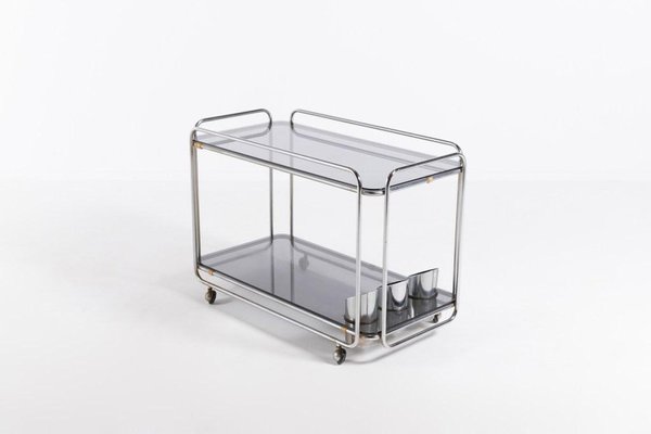 Italian Mid-Century Modern Serving Trolley or Bar Cart-KMC-1274255