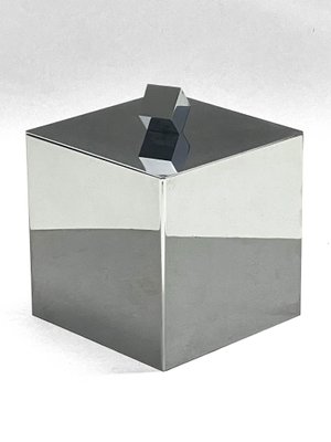 Italian Mid-Century Modern Square Ice Bucket, 1970s-JDR-1349500