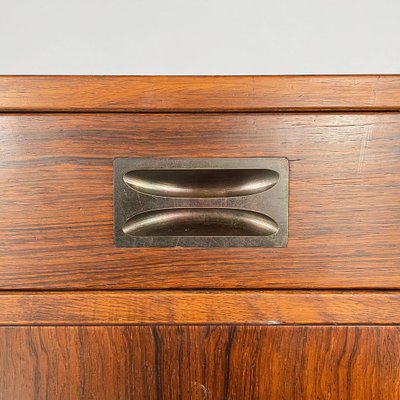 Italian Mid-Century Modern Wood Sideboard with Brass Handles attributed to Stildomus, 1960s-GDD-1823282