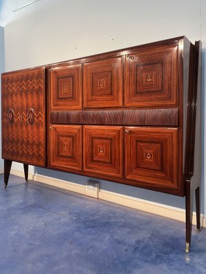 Italian Mid-Century Tall Sideboad in Walnut by Vittorio Dassi, 1950s-MTX-1339071