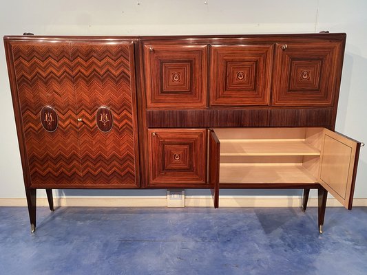 Italian Mid-Century Tall Sideboad in Walnut by Vittorio Dassi, 1950s-MTX-1339071