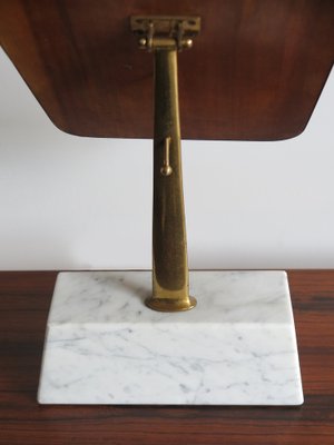 Italian Mirror in Brass and Marble, 1950s-CC-1457615