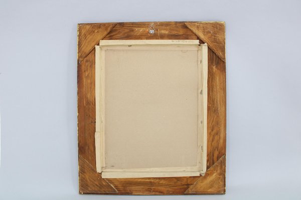 Italian Mirror with Gilt Wood Frame, 1940s-TZ-1800668