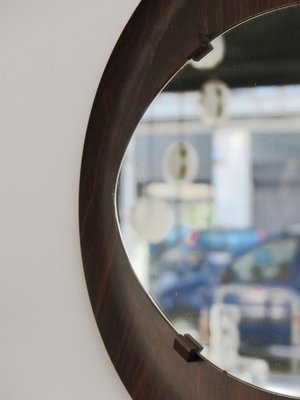 Italian Mirror with Wooden Frame, 1960s-CC-1588052