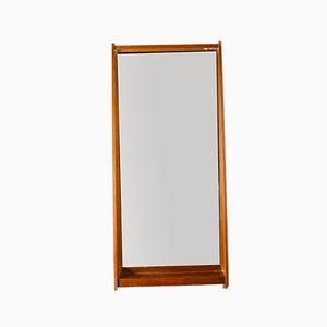 Italian Mirror with Wooden Frame, 1970s-RAQ-1058260