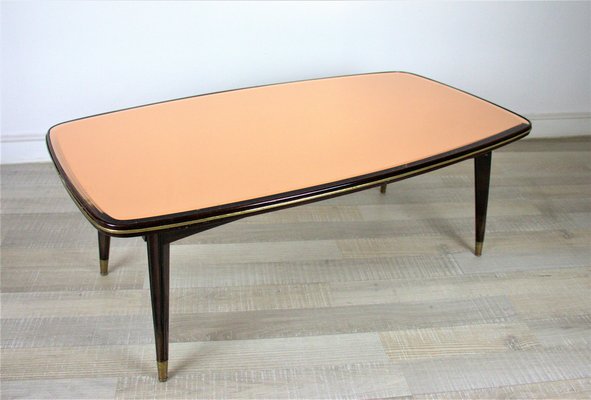 Italian Mirrored Coffee Table, 1960s-CBP-1382718