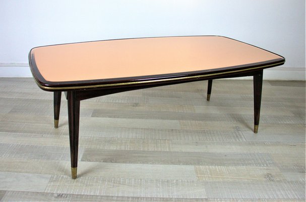 Italian Mirrored Coffee Table, 1960s-CBP-1382718