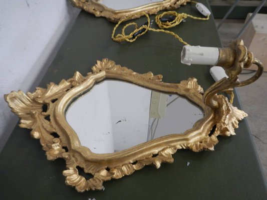 Italian Mirrors, 1920s, Set of 2-WWQ-568760