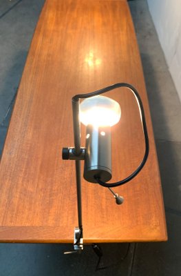 Italian Model 255 Table Clamp Lamp by Tito Agnoli for Oluce, 1950s-UAH-1487851