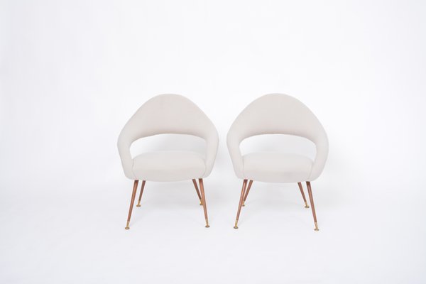 Italian Model DU 55 P Armchairs by Gastone Rinaldi from Rima, 1960s, Set of 2-FN-1520411