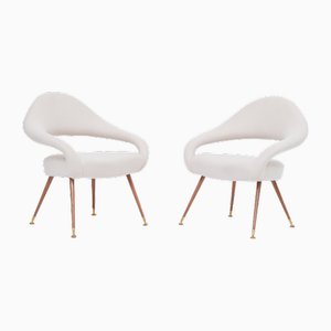 Italian Model DU 55 P Armchairs by Gastone Rinaldi from Rima, 1960s, Set of 2-FN-1520411