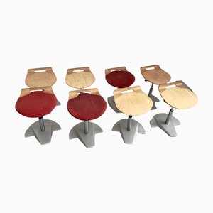 Italian Model Oibò Stools from Fratelli Tagliabue, 1980s, Set of 8-IEW-1279744