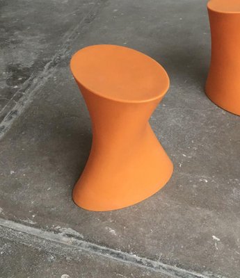 Italian Model Plastic Outdoor Stools by Marco Maran for Parri Design, Set of 3-UAH-2028147