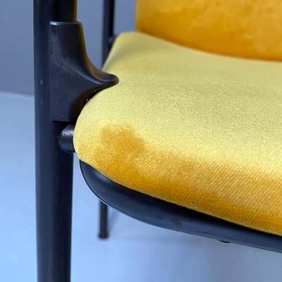 Italian Moder Movie Chair Mario in Steel and Fabric by Marenco for Poltrona Frau, 1970s-GDD-1324656