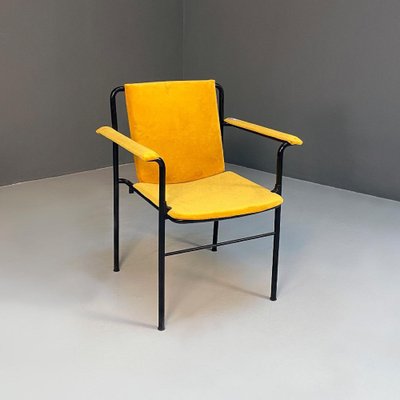 Italian Moder Movie Chair Mario in Steel and Fabric by Marenco for Poltrona Frau, 1970s-GDD-1324656