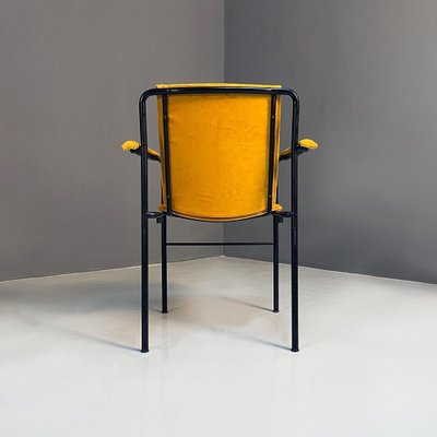 Italian Moder Movie Chair Mario in Steel and Fabric by Marenco for Poltrona Frau, 1970s-GDD-1324656