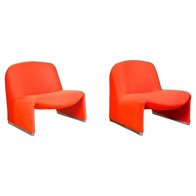 Italian Modern Alky Chairs by Giancarlo Piretti for Anonima Castelli, 1970s, Set of 2-GDD-1444431