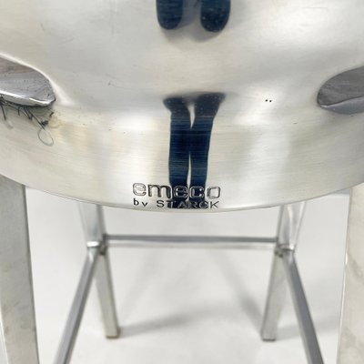 Italian Modern Aluminum High Bar Stool Model Kong by Philippe Starck for Emeco, 2000s-GDD-1807500