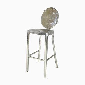 Italian Modern Aluminum High Bar Stool Model Kong by Philippe Starck for Emeco, 2000s-GDD-1807500