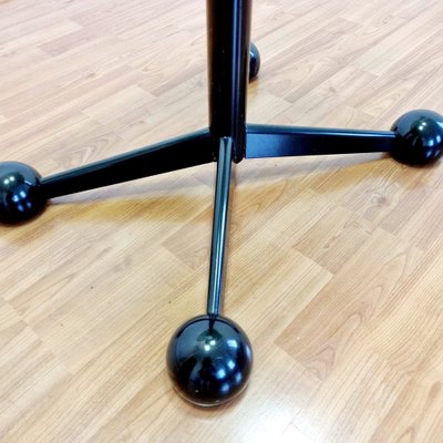 Italian Modern Black Side Table from Allegri, Italy, 1970s-PUG-1453067