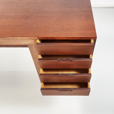 Italian Modern Canaan Desk in Wood attributed to Marcel Breuer for Gavina, 1970s-GDD-1416759