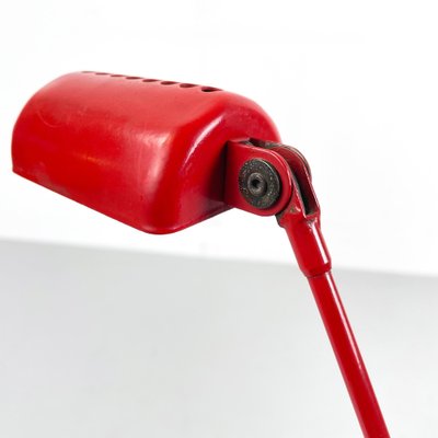 Italian Modern Daphine Adjustable Table Lamp in Red Metal attributed to Cimini Lumina, 1980s-GDD-1750896