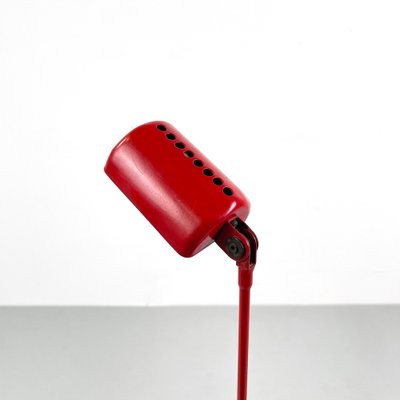 Italian Modern Daphine Adjustable Table Lamp in Red Metal attributed to Cimini Lumina, 1980s-GDD-1750896