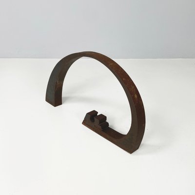 Italian Modern Dark Brown Iron Abstract Sculpture by Edmondo Cirillo, 1970s-GDD-1802672