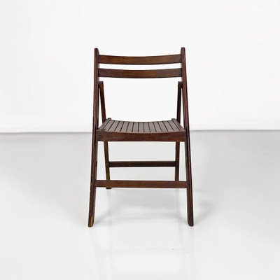 Italian Modern Folding Chairs in Teak, 1960s, Set of 3-GDD-1779813