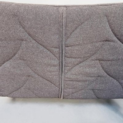 Italian Modern Foliage Sofa in Grey Fabric and Black Iron from Kartell, 2000s-GDD-1281042