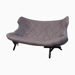 Italian Modern Foliage Sofa in Grey Fabric and Black Iron from Kartell, 2000s-GDD-1281042