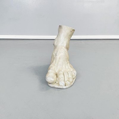 Italian Modern Foot Statue in Light Beige Plaster, 1990s-GDD-1363148