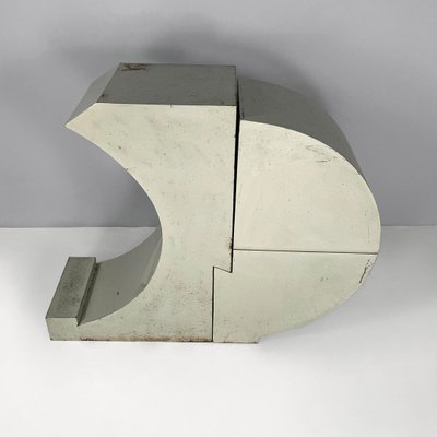 Italian Modern Geometric Metal Sculpture by Edmondo Cirillo, 1970s-GDD-1824126