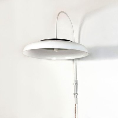 Italian Modern Metal and Acrylic Glass Adjustable Wall Arm Lamp, 1970s-GDD-1307141