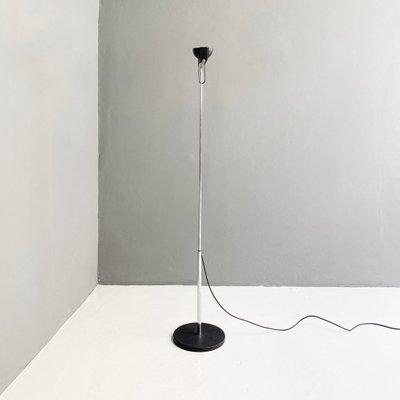 Italian Modern Metal and Chromed Steel Floor Lamp, 1980s-GDD-1356967