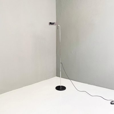 Italian Modern Metal and Chromed Steel Floor Lamp, 1980s-GDD-1356967