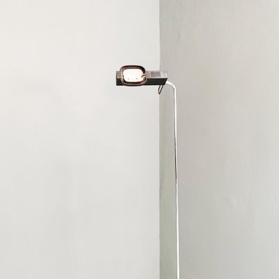 Italian Modern Metal and Chromed Steel Floor Lamp, 1980s-GDD-1356967