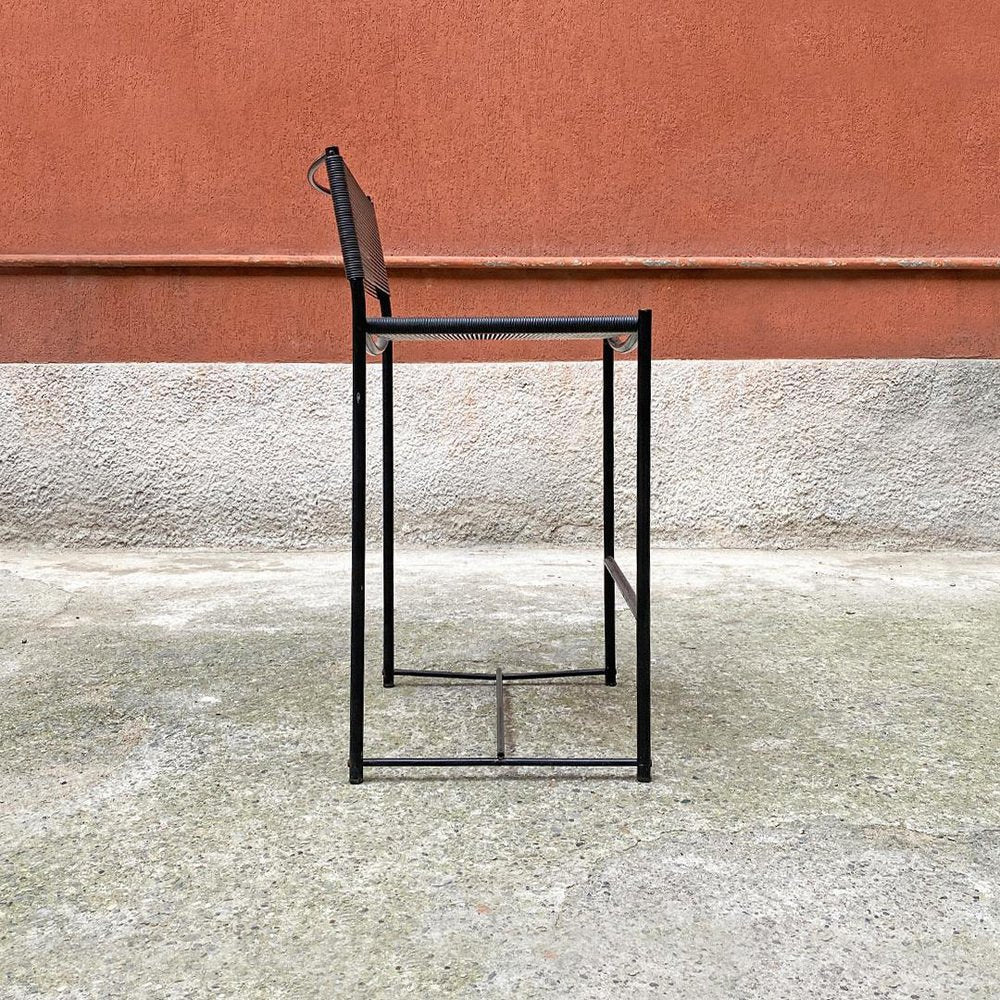 Italian Modern Metal and Plastic High Stool by Giandomenico Belotti for Alias, 1979, Set of 6