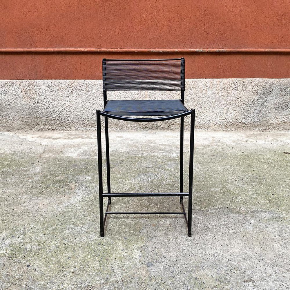 Italian Modern Metal and Plastic High Stool by Giandomenico Belotti for Alias, 1979, Set of 6