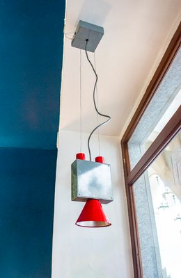 Italian Modern Metal Lamp, 1980s-VCV-912645