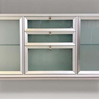 Italian Modern Pandora Glass and Metal Sideboard by Antonia Astori for Driade, 1990-GDD-1797792