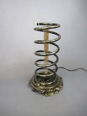 Italian Modern Spring Metal Table Lamp by Simon Saronni, 1980s-PWG-2035536