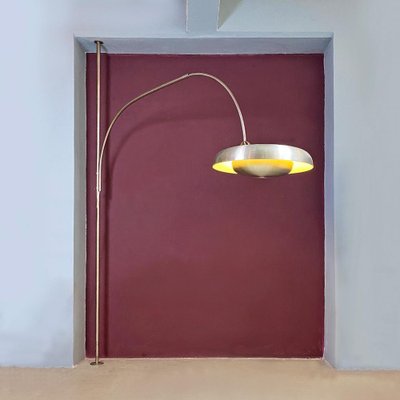 Italian Modern Telescopical Arc Lamp in Metal by Pirro Cuniberti for Sirrah, 1970s-GDD-1324649