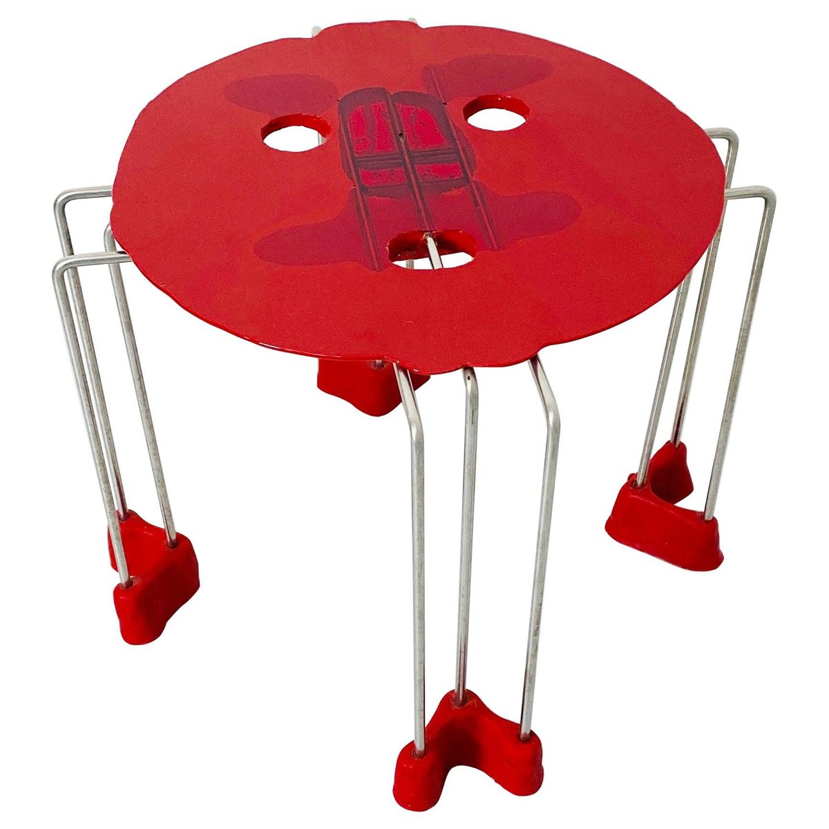 Italian Modern Triple Play Resin Stool by Gaetano Pesce for Fish Design, 2000s