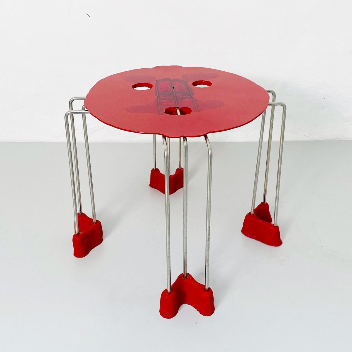 Italian Modern Triple Play Resin Stool by Gaetano Pesce for Fish Design, 2000s