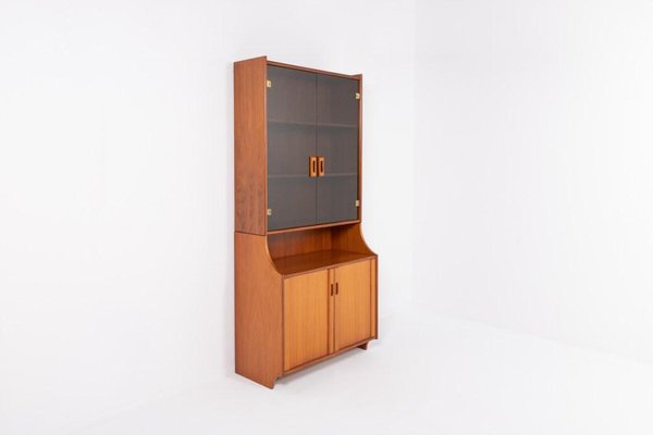 Italian Modern Walnut Cabinet, 1960s-KMC-1336933