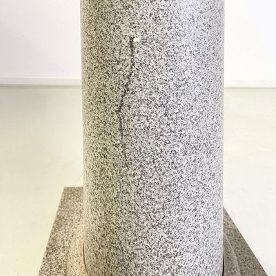 Italian Modern Wood Painted as Stone Pedestal Column, 1990s-GDD-1454403